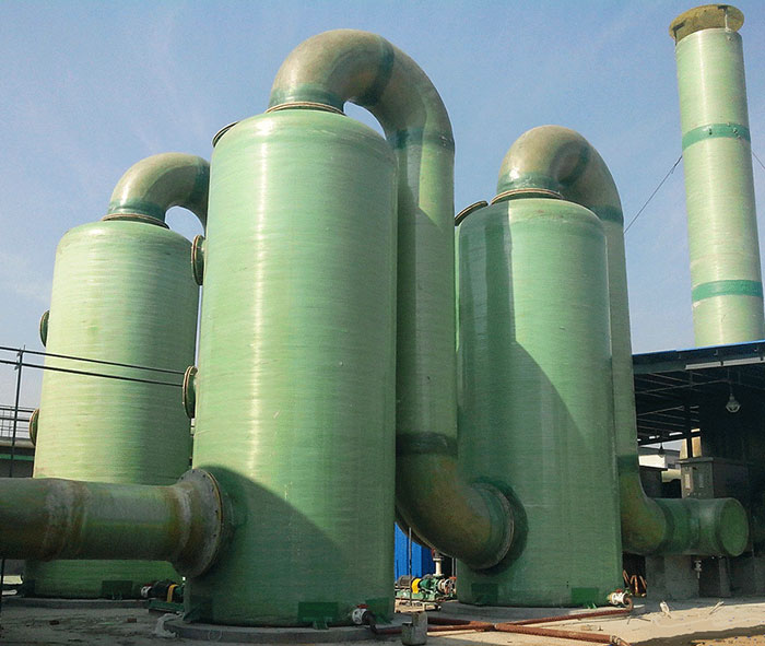 fiberglass desulfurization tower