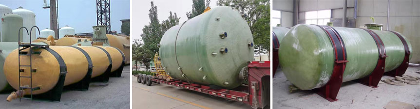 FRP storage tanks