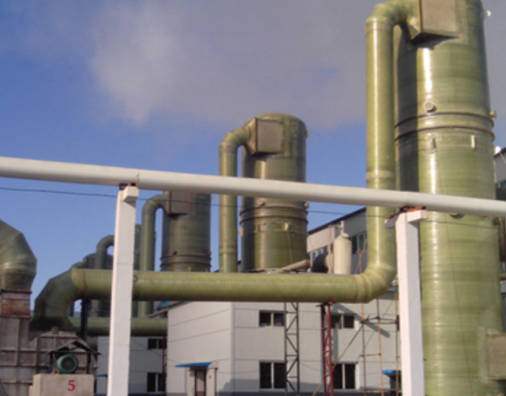 Materials and Functions of FRP Spray Towers