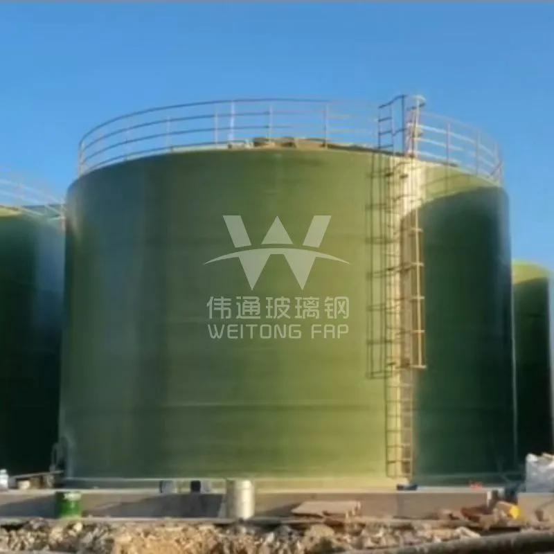 Large Fiberglass On-Site Storage Tanks