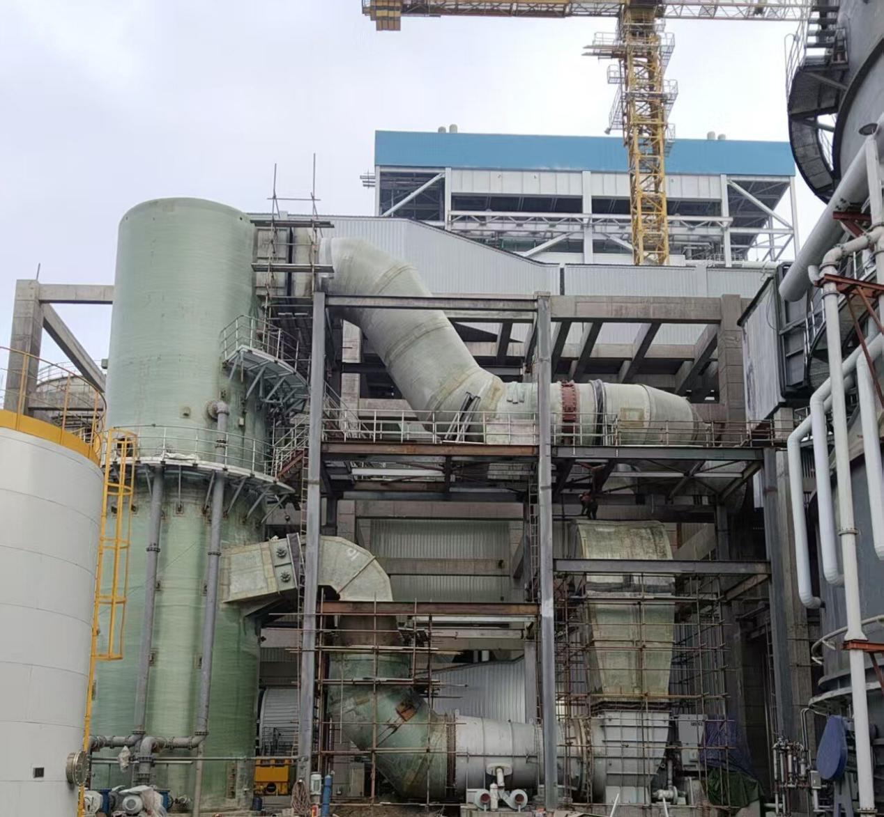 Hebei Weitong Completes Fiberglass Concentration Tower Project for Jinan Fanxin Power