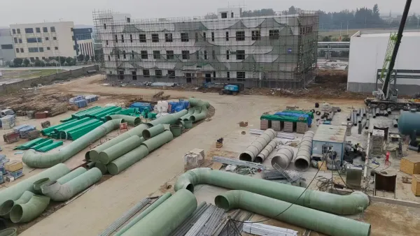 Steady Progress on Hubei Huasheng FRP Environmental Protection Equipment Project